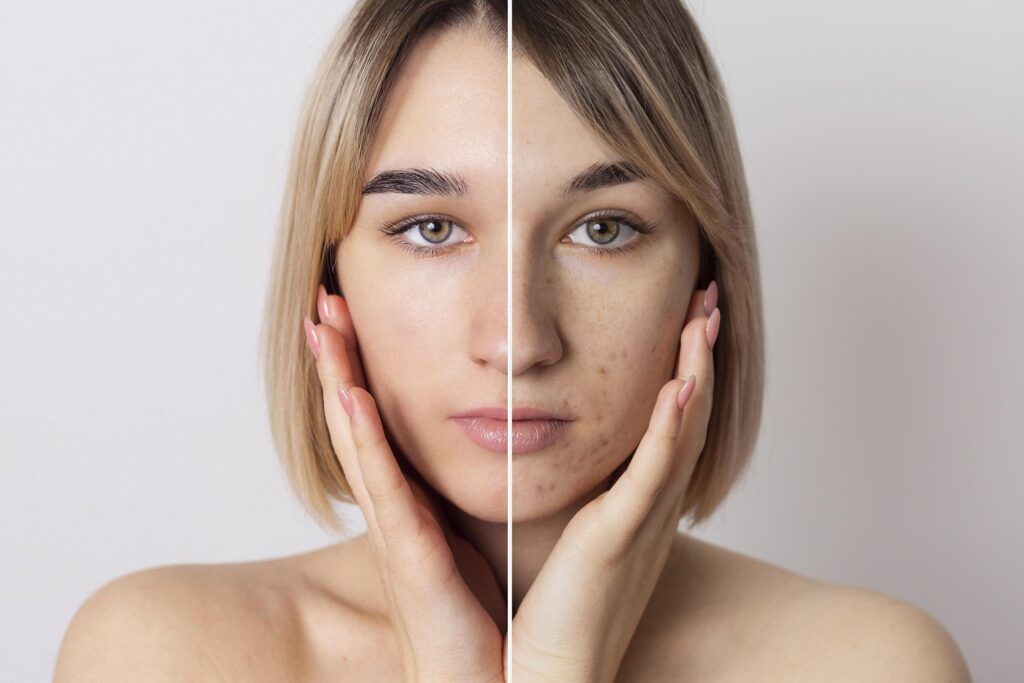 Discover Alum: The $0.12 Beauty Secret for Flawless Skin 9 a woman with her hands on her face